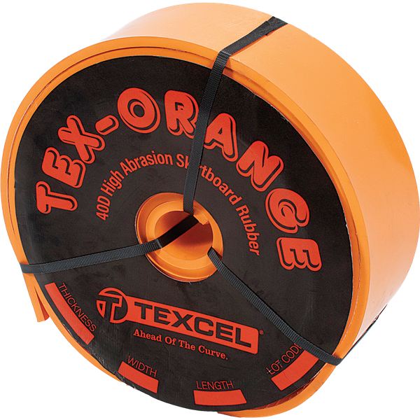 TEX-ORANGE 40 Duro High Abrasion Skirtboard Rubber